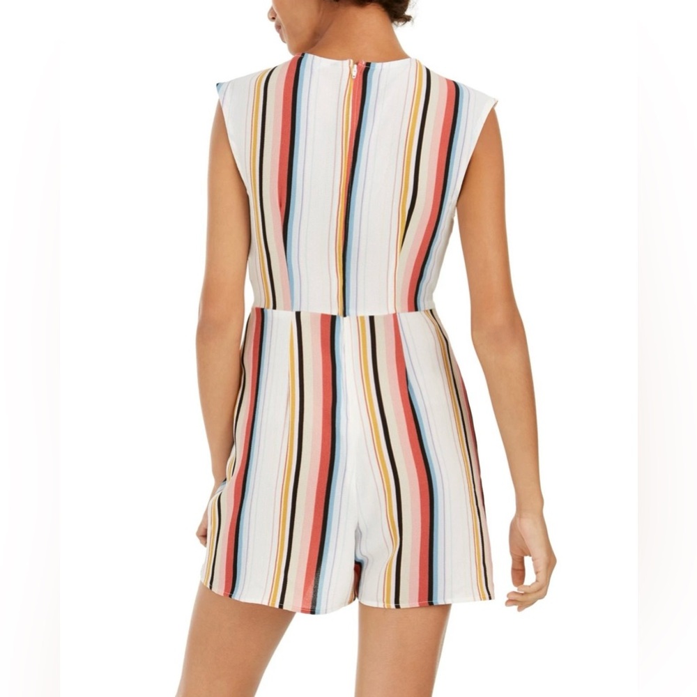 Speechless Multicolor Striped Romper - Picture 9 of 9